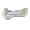 Mattes Dressage Half Pad w/ Rear Trim in White