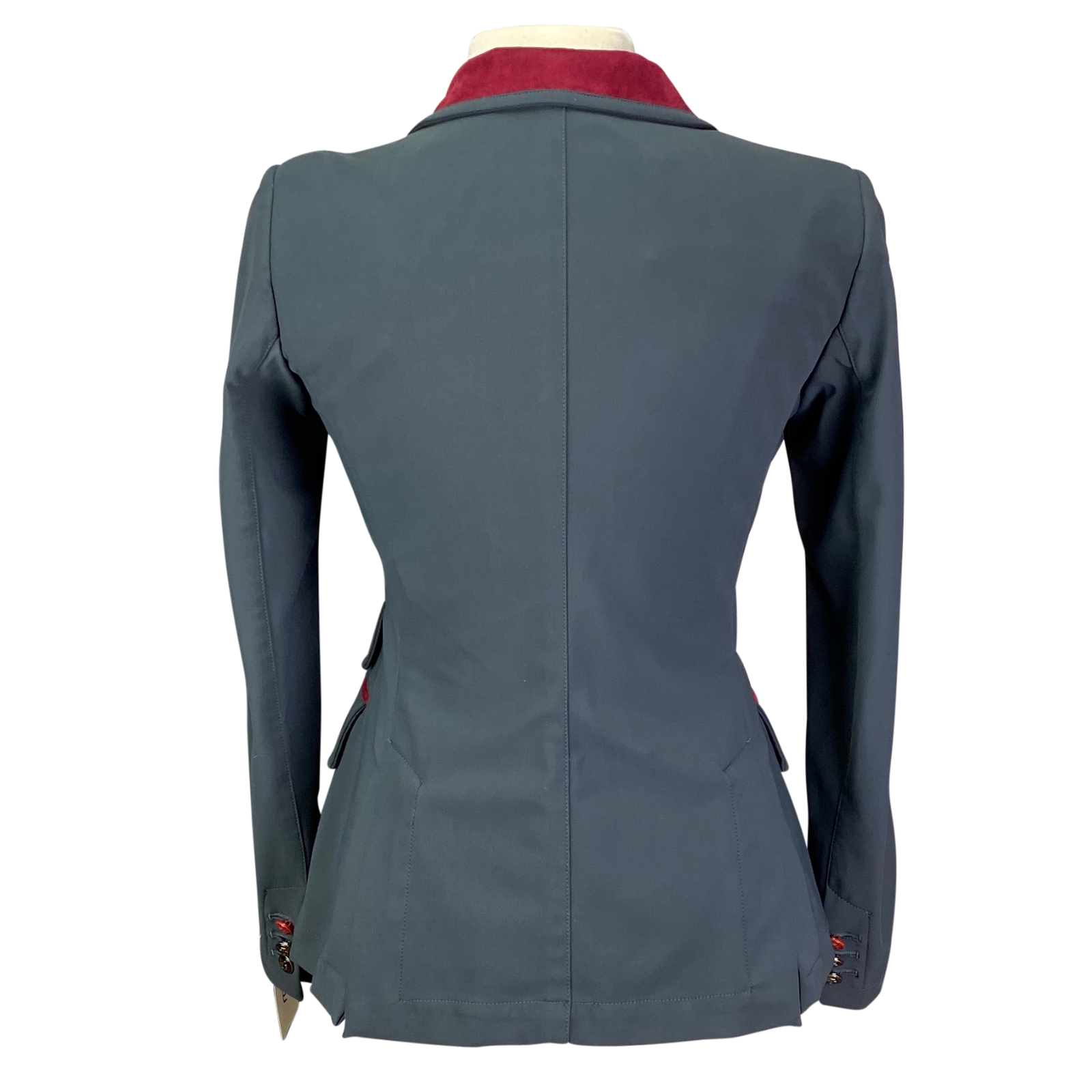 Cavalleria Toscana Competition Jacket in Grey/Burgundy