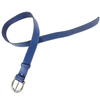 Leather Stitched Belts in French Blue