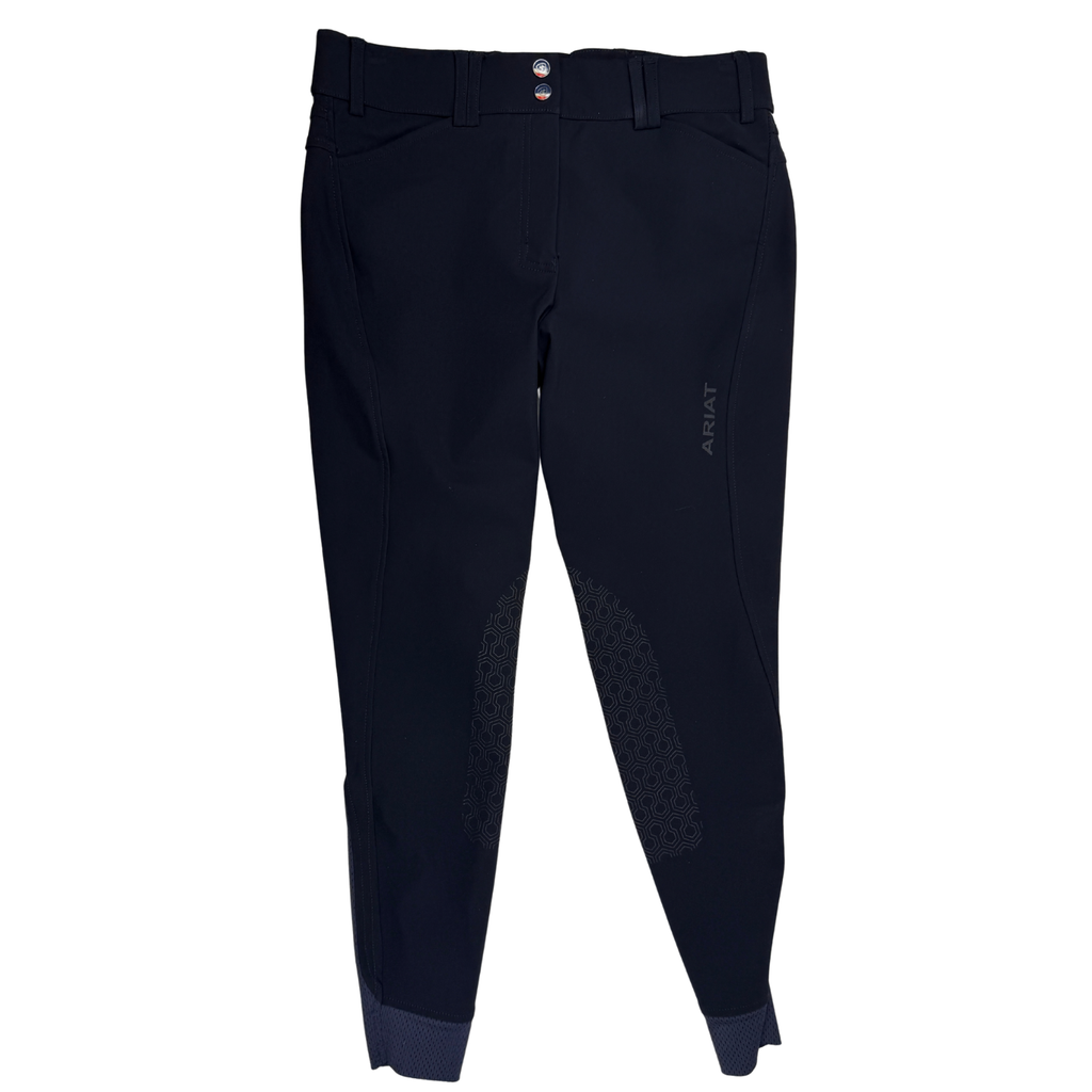 Ariat 'Tri Factor' Knee Patch Breeches in Black