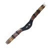Anatomical Leather Girth w/ Fleece Cover in Brown