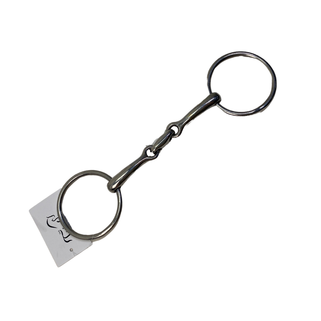Loose Ring Oval Link Snaffle Bit in Stainless Steel - 5"