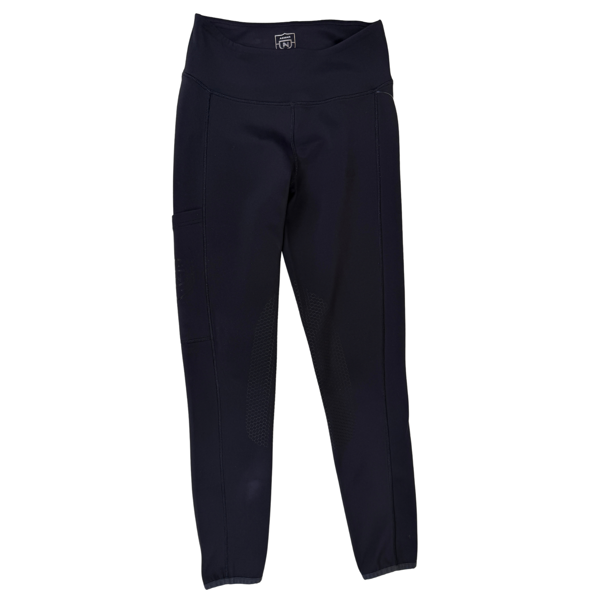 Asmar Equestrian Silicone KP Leggings in Black