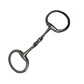 Korsteel French Link Eggbutt Snaffle in Stainless Steel