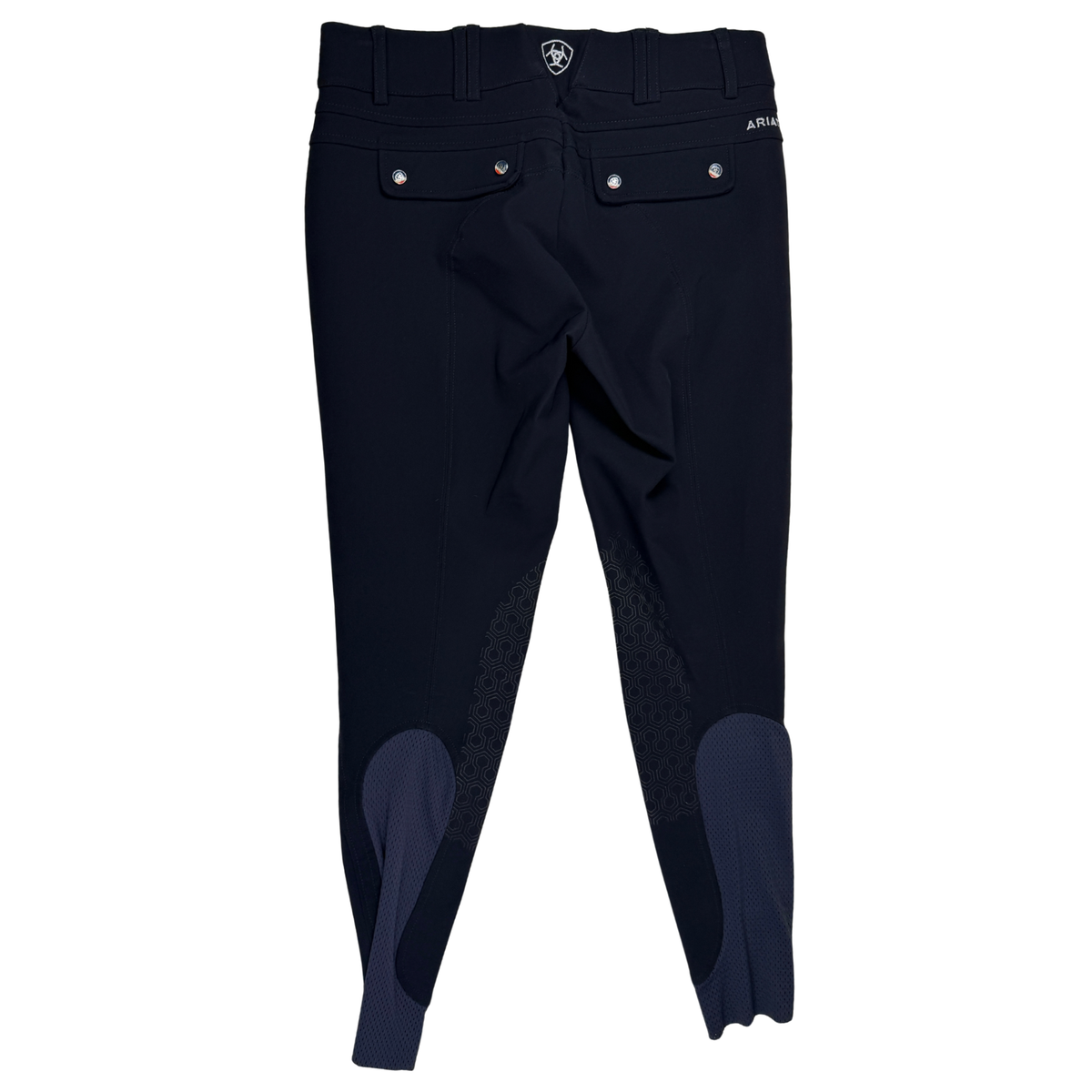 Ariat 'Tri Factor' Knee Patch Breeches in Black