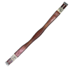 Fancy Stitched Leather Girth in Brown