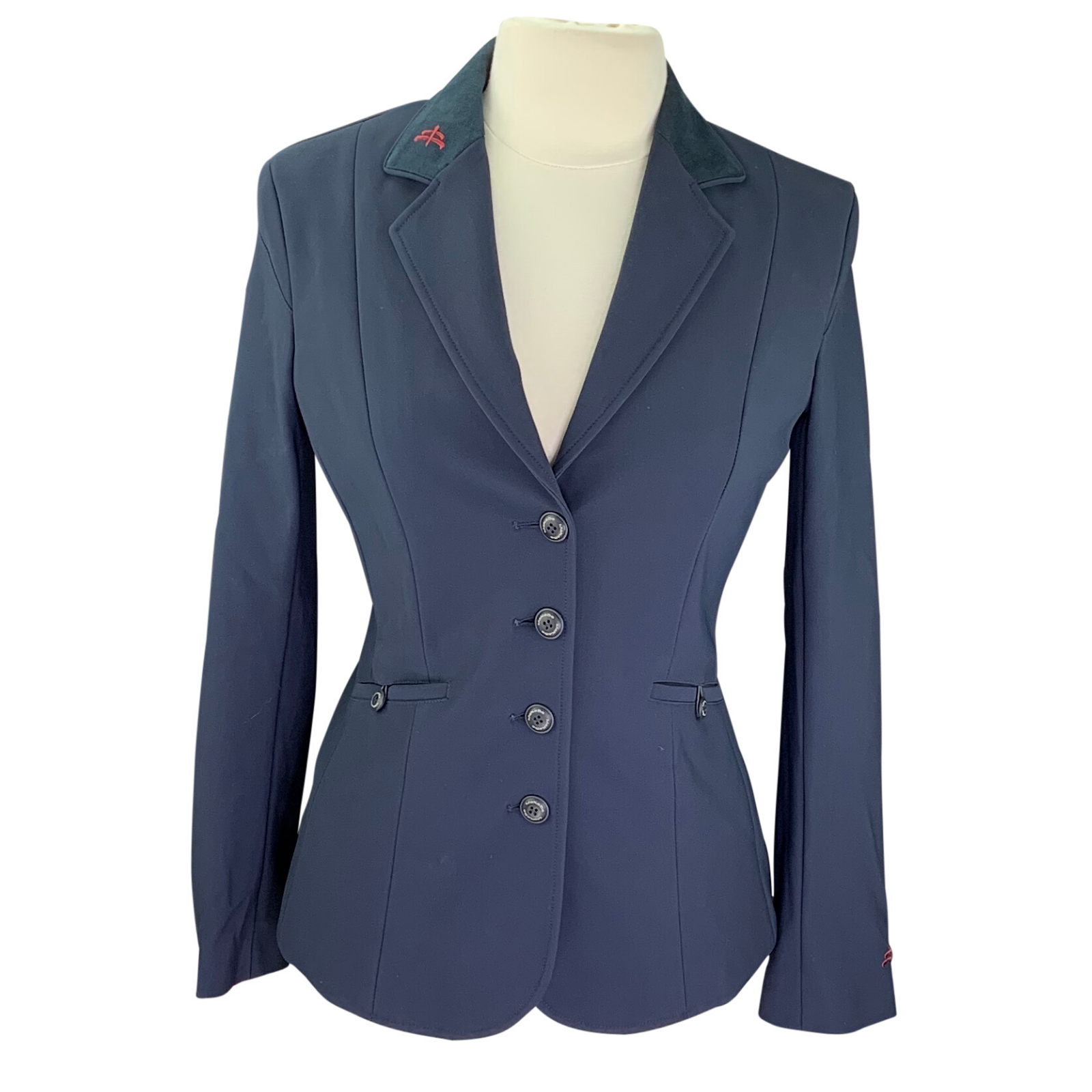 Front of MaKeBe 'Cindy' Show Coat in Navy - Women's IT 36 (US 2)