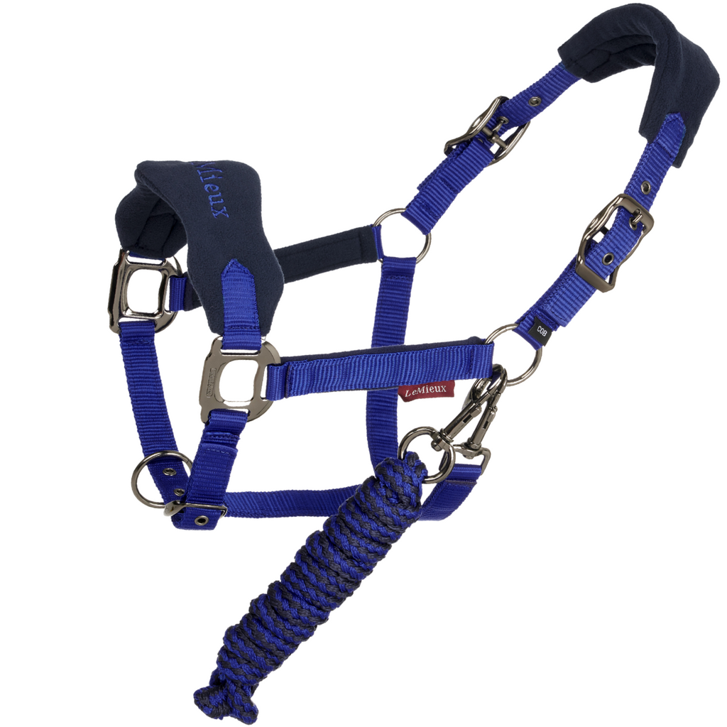 LeMieux Vogue Fleece Halter in Royal Blue