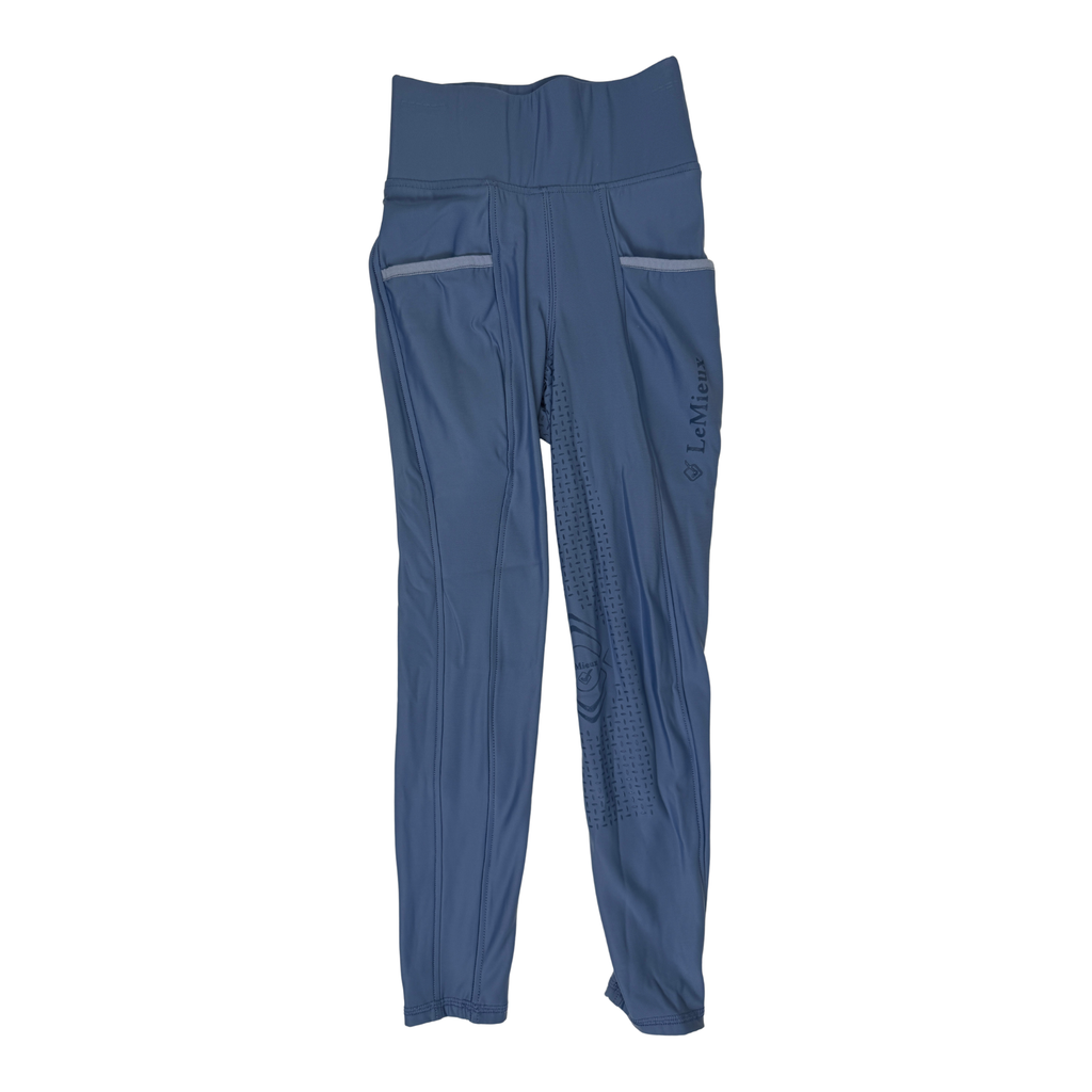 LeMieux 'Young Rider' Pull On Tights in Ice Blue