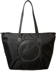 Tucker Tweed 'Devon Day' Polo Bag in Black/Black