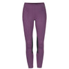 Front of Kerrits Knee Patch Performance Tights in Magenta Winter Whinnies - Children's XL