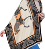 Awst Int'l Acrylic Cashmere Scarf in Black Baroque Horses