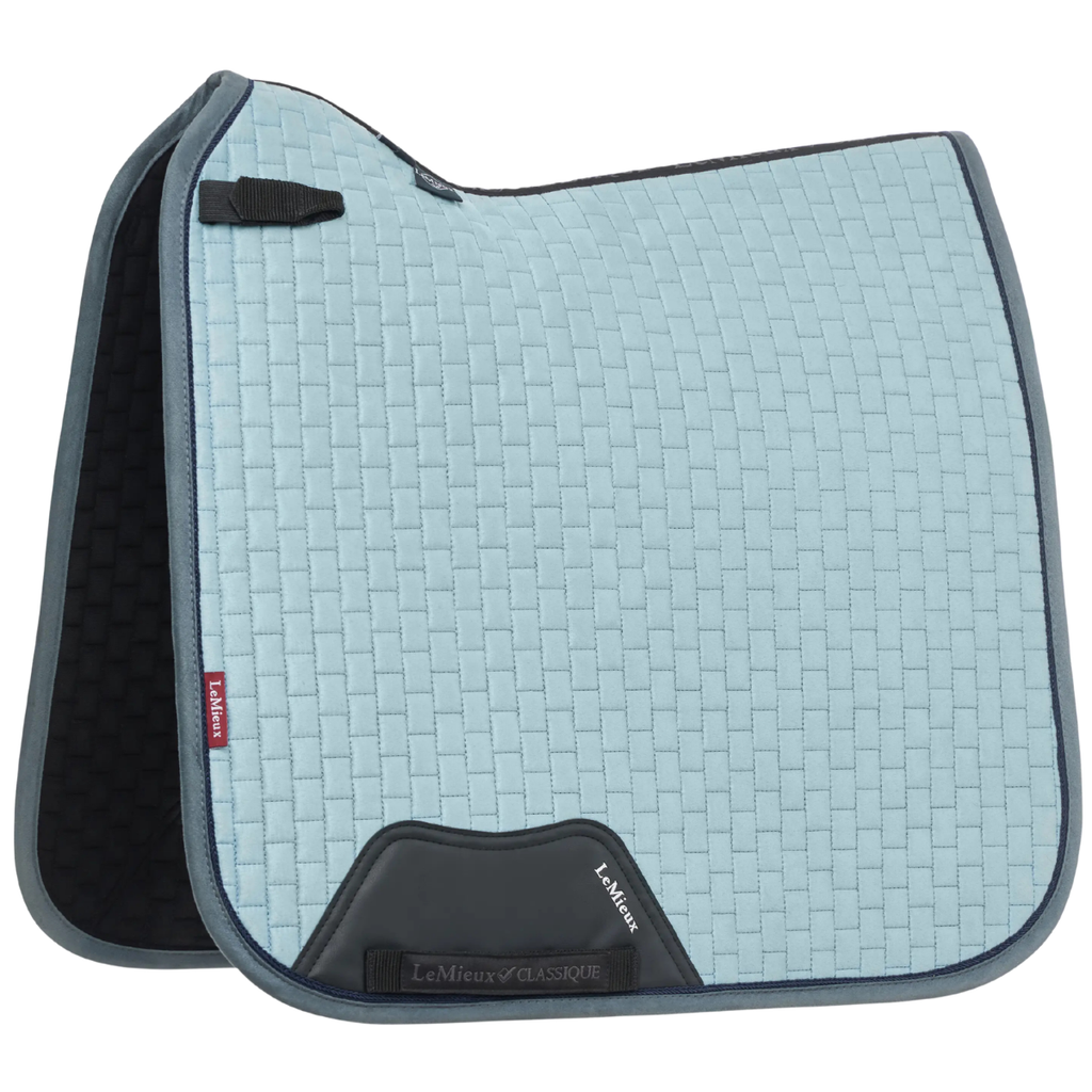 LeMieux Suede Dressage Pad in Glacier
