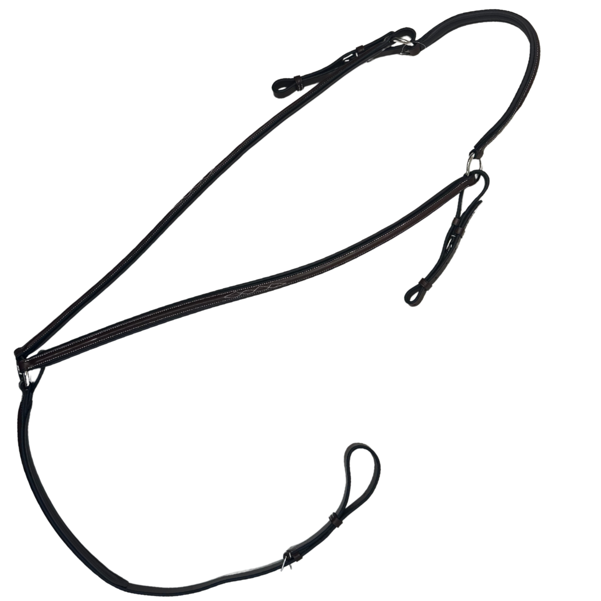 Red Barn Fancy Raised Padded Breastplate in Brown