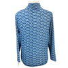 Kerrits Ice Fil Lite Long Sleeve in Navy Horses - Children's Large