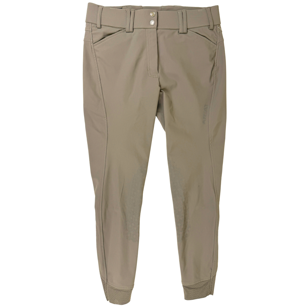 Ariat 'Tri Factor' Knee Patch Breeches in Banyan Bark