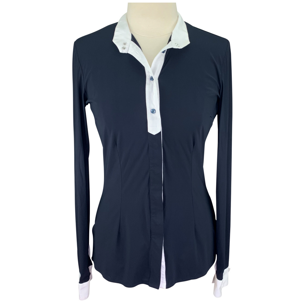 Cavalleria Toscana Competition Shirt in Navy