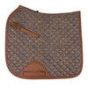 Sixteen Cypress Dressage Saddle Pad in Herringbone/Cognac