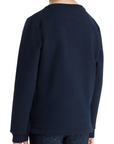 LeMieux Mini 'Poppy' Long Sleeve Shirt in Navy