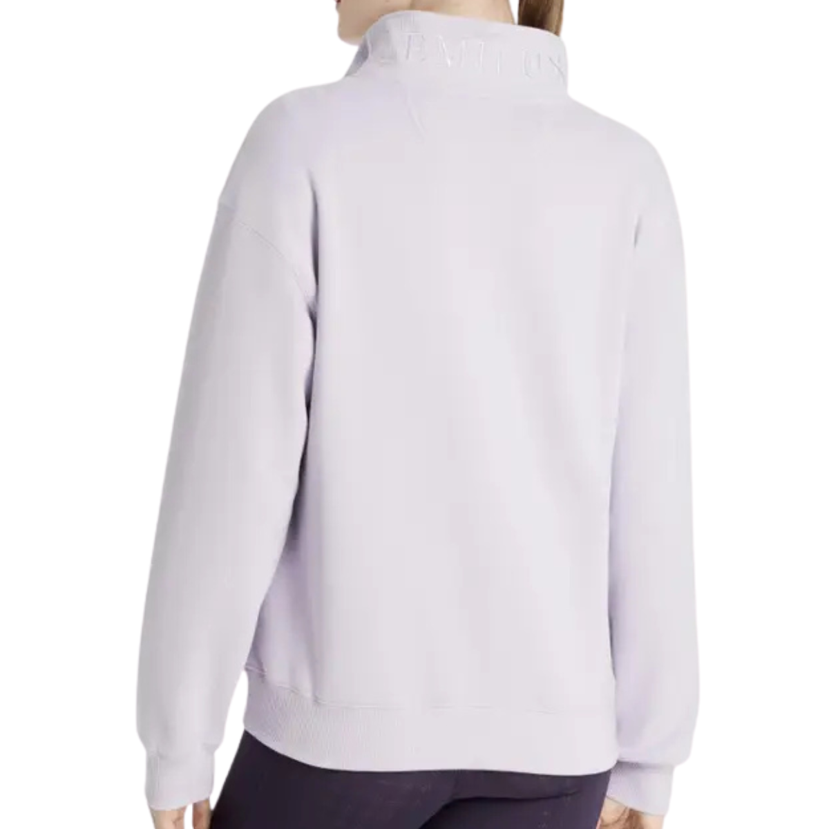 LeMieux 'Keira' Quarter Zip Sweater in Lilac