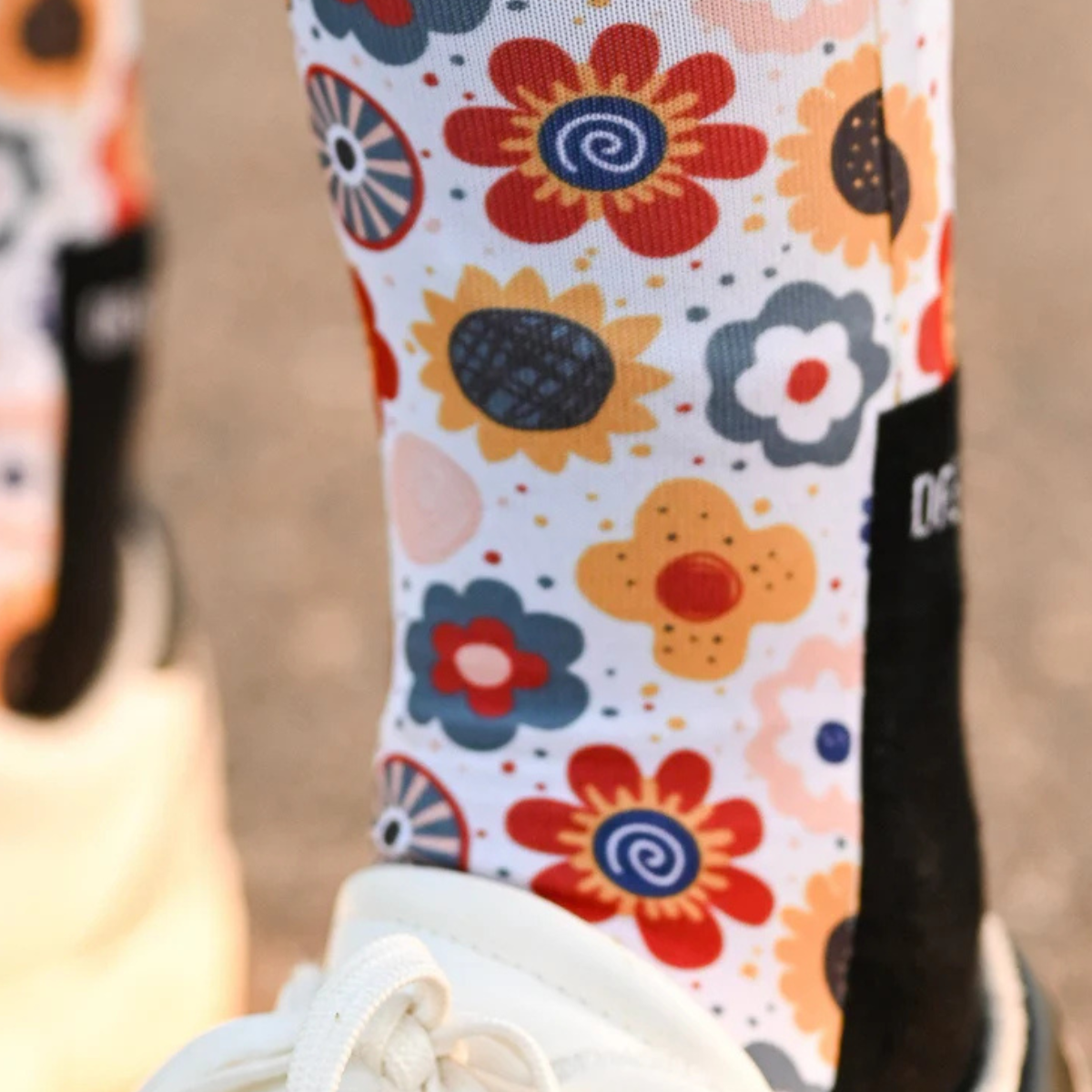 Dreamers & Schemers Boot Socks in Wildflowers