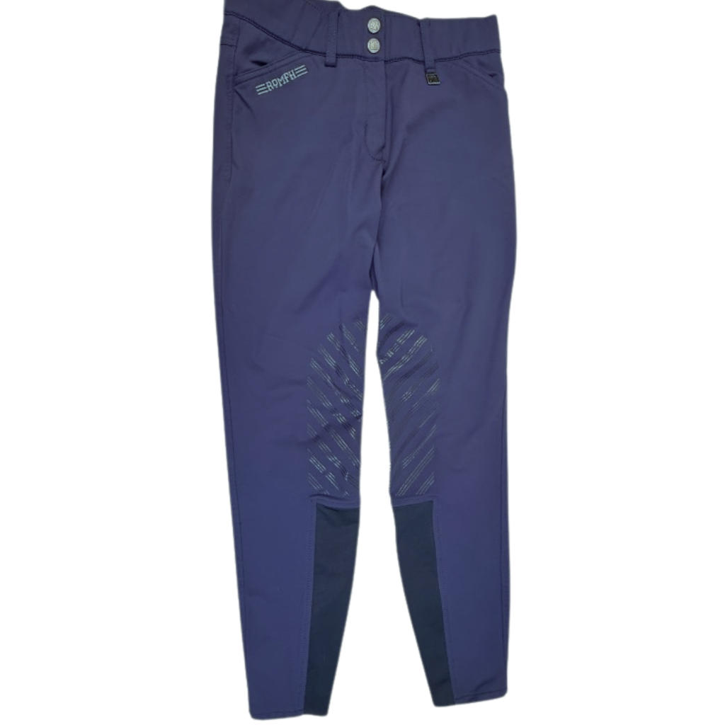 Romfh 'Sarafina' Knee Patch Breeches in Navy