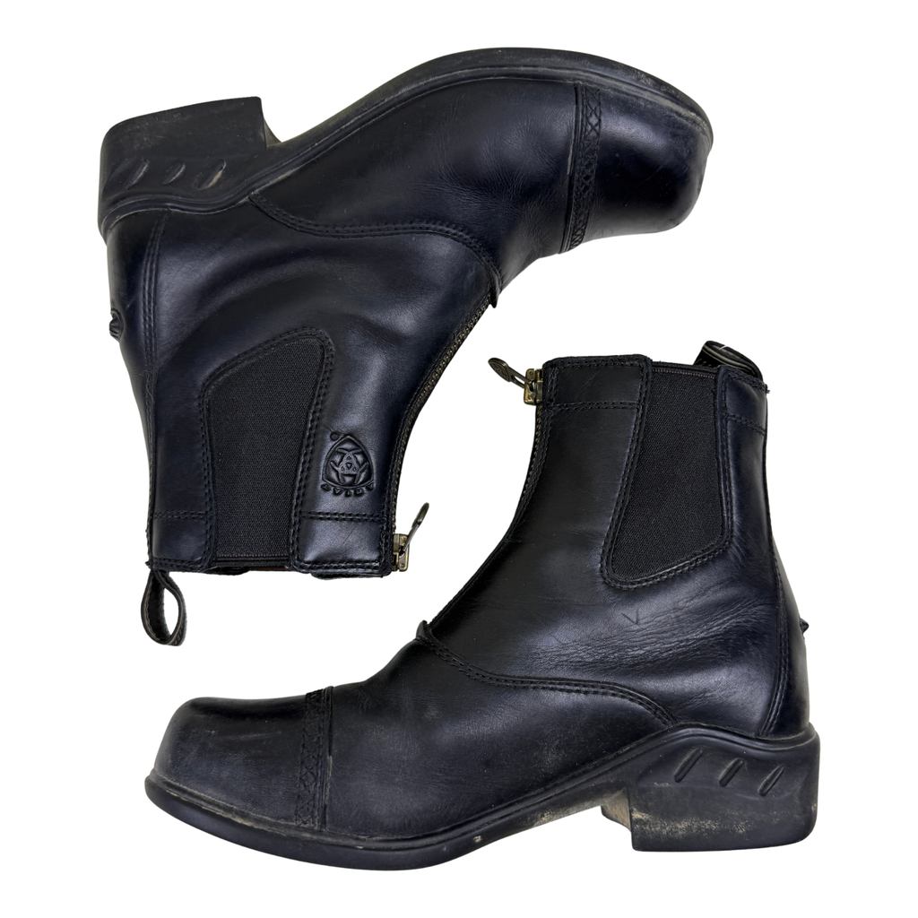 Ariat 'Heritage RT' Zip Paddock Boot in Black