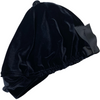Velvet Helmet Cover in Black - Children's