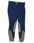 Dover Saddlery 'Dalton' Classic Knee Patch Breeches in Deep Sea - Women's 26