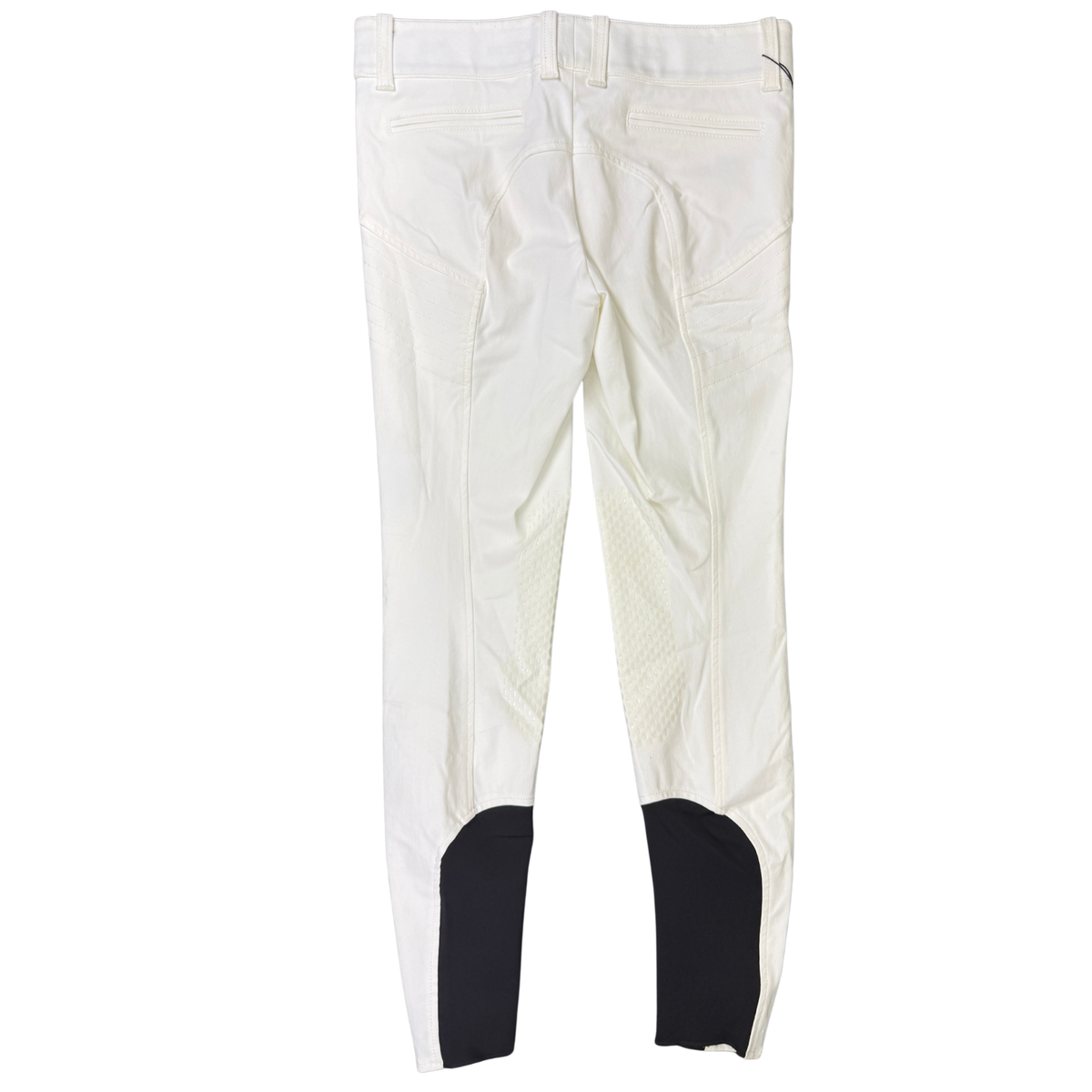 Equiline X-Shape Knee Grip Breeches in White 