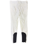 Equiline X-Shape Knee Grip Breeches in White 