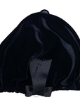 Velvet Helmet Cover in Black - Children's