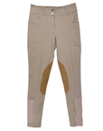 Free Ride Equestrian 'PRO' Knee Grip Breeches in Tan