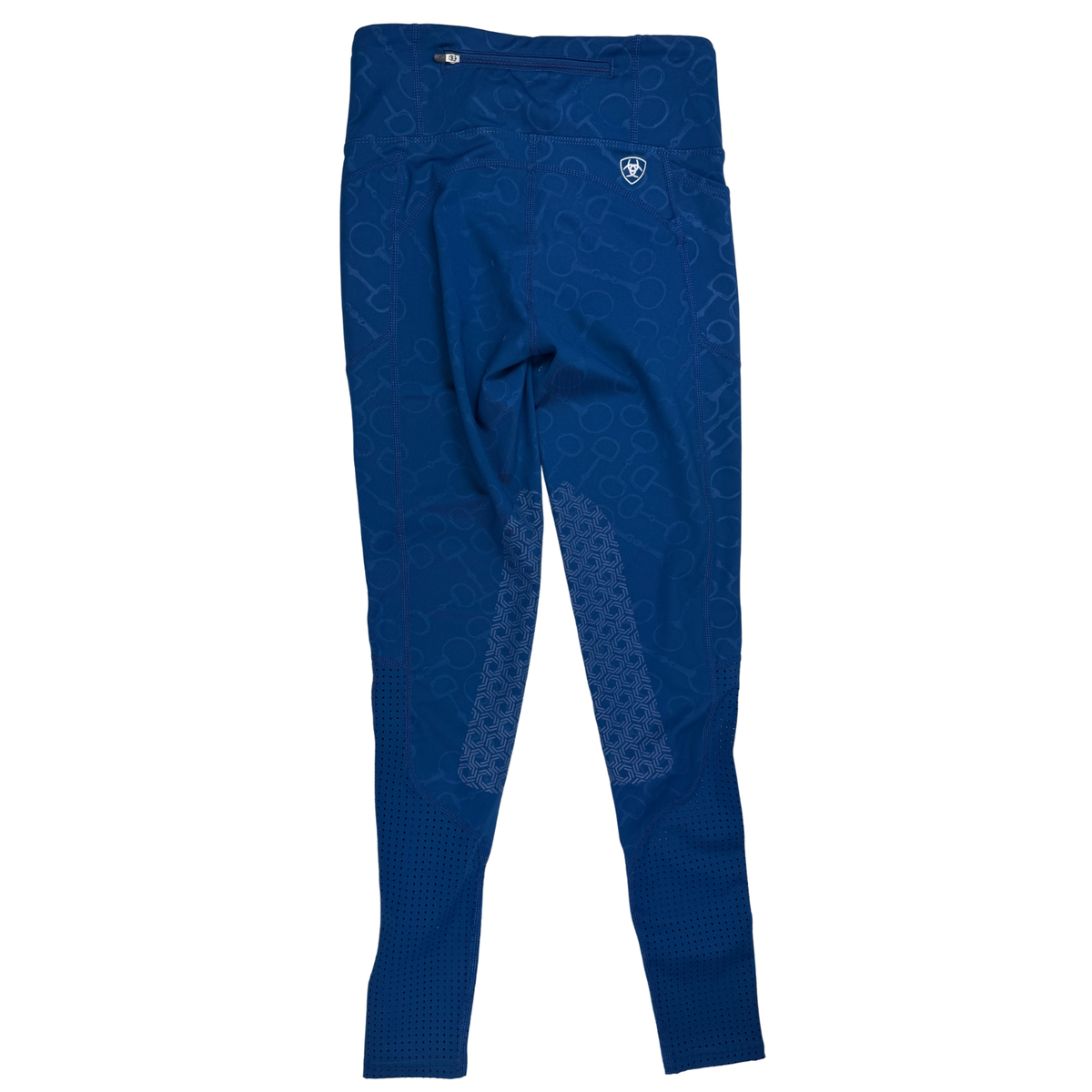 Ariat 'EOS' Knee Patch Tights in Blue Opal Bits