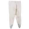 For Horses Knee Patch Breech in White