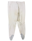 For Horses Knee Patch Breech in White
