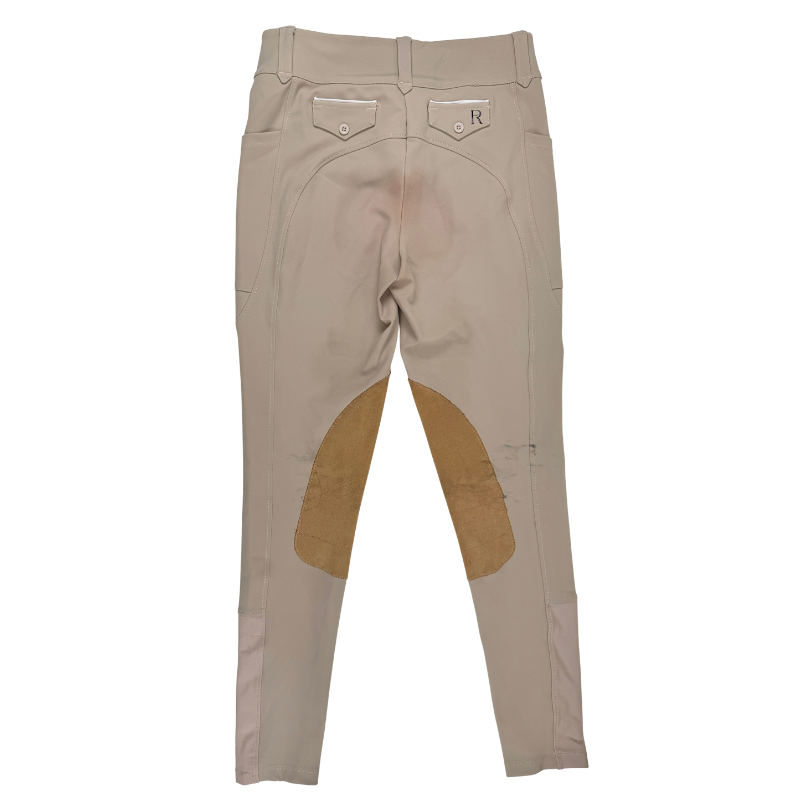 Free Ride Equestrian 'PRO' Knee Grip Breeches in Tan