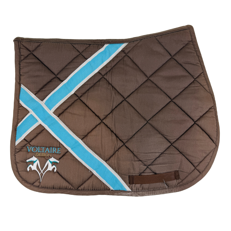 Voltaire Design Saddle Pad in Brown