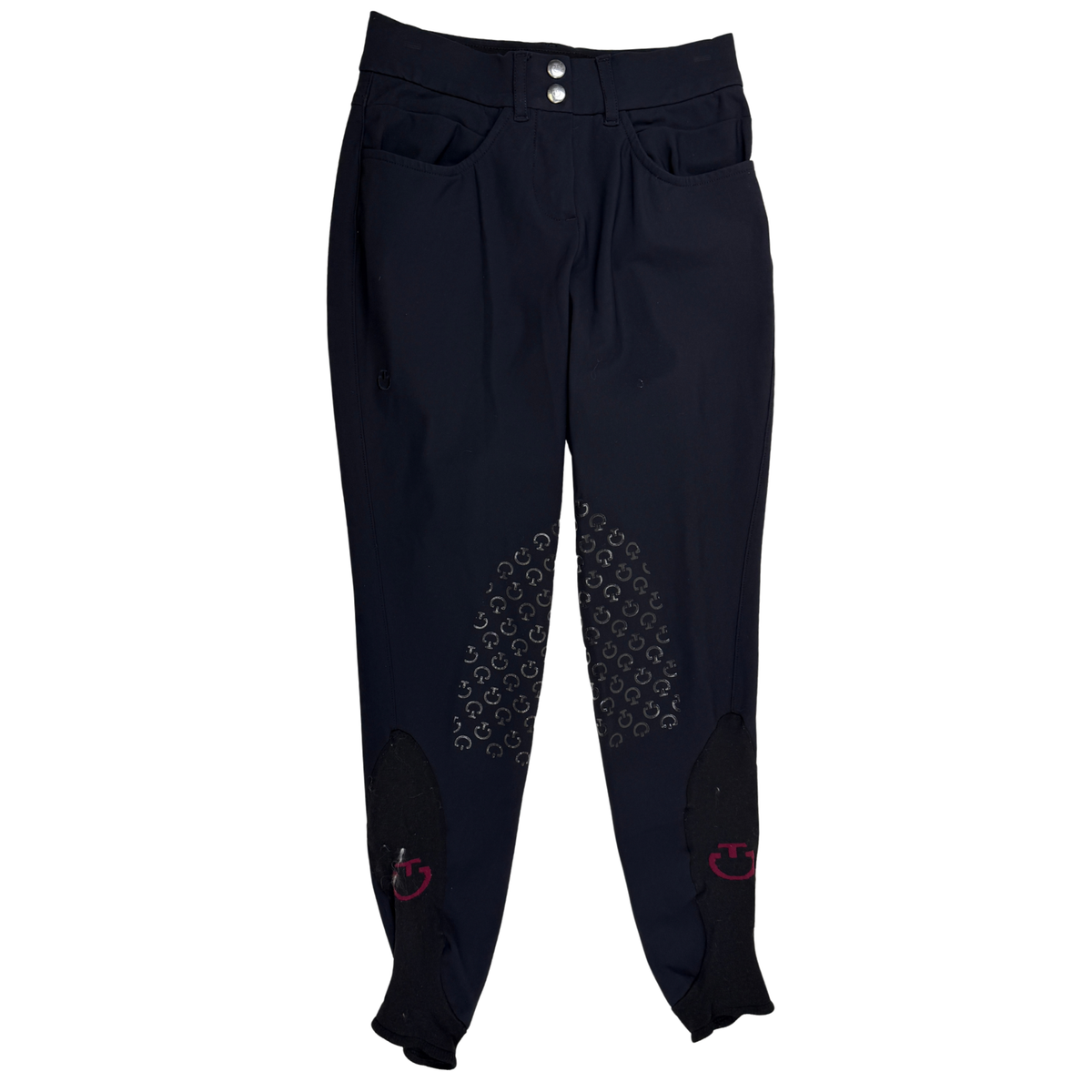 Cavalleria Toscana Logo Grip Breeches in Black