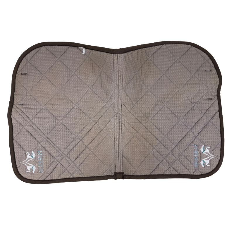 Voltaire Design Saddle Pad in Brown