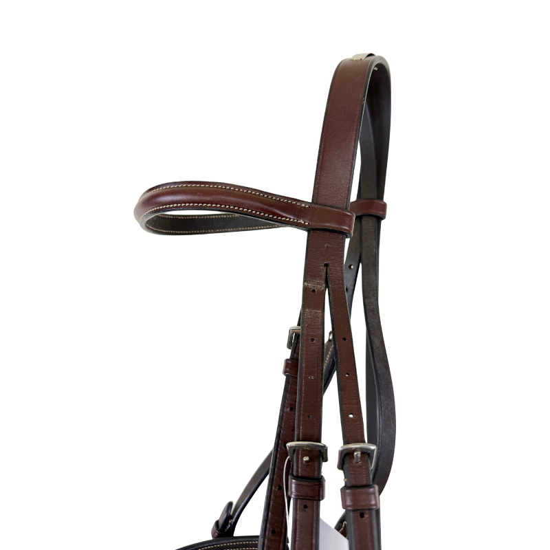 AJR Wide Noseband Hunter Bridle in Brown