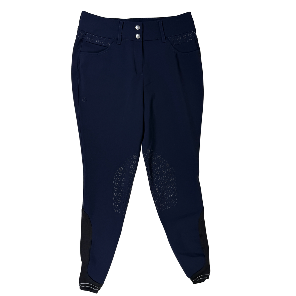 Cavalleria Toscana 'Motif Print' Breeches in Navy