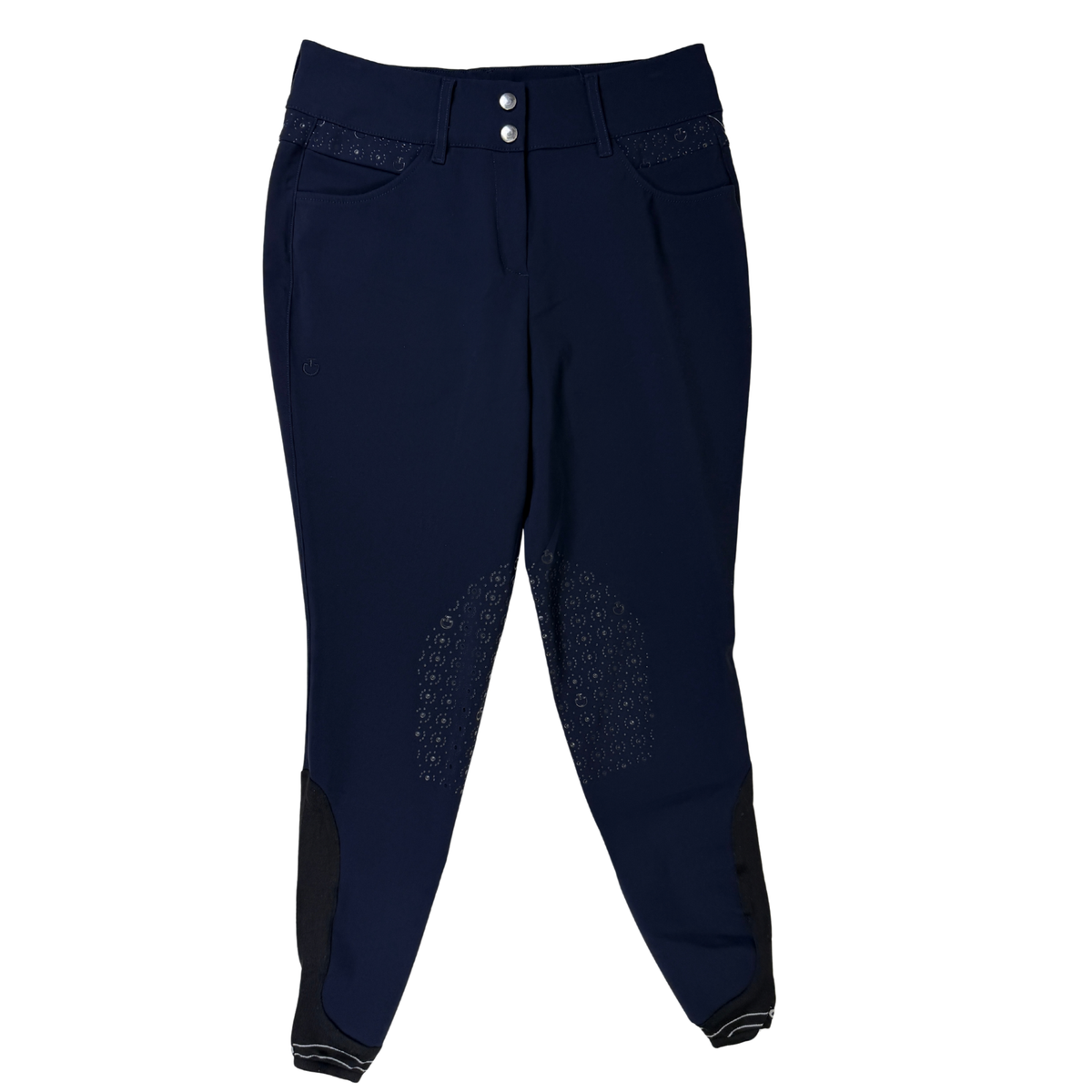 Cavalleria Toscana 'Motif Print' Breeches in Navy