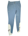 Cavalleria Toscana 'American' Knee Grip Breeches in Light Blue 
