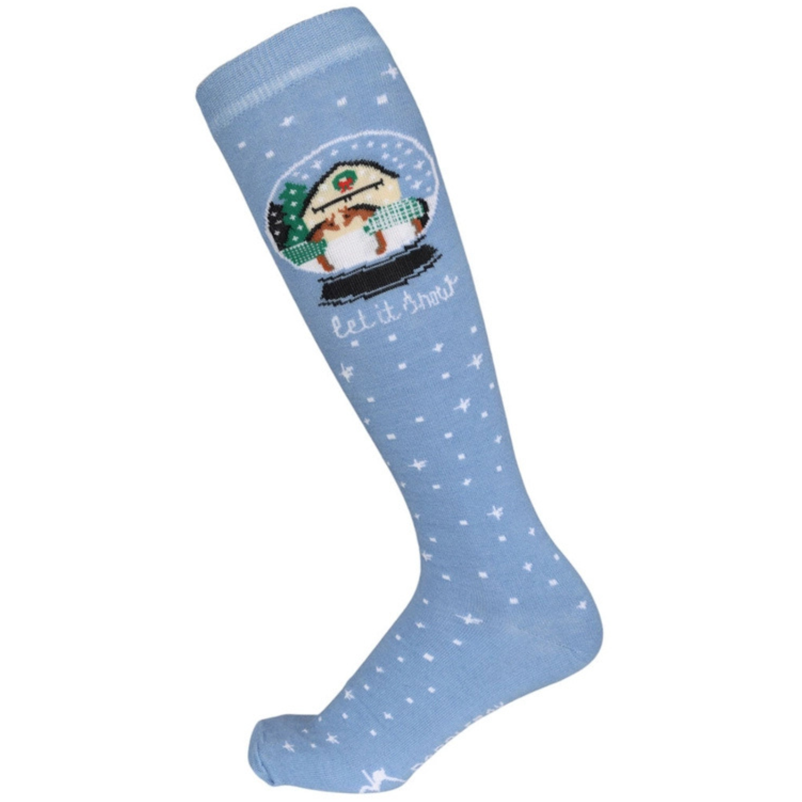 Dapplebay Knit Boot Socks in Let It Snow