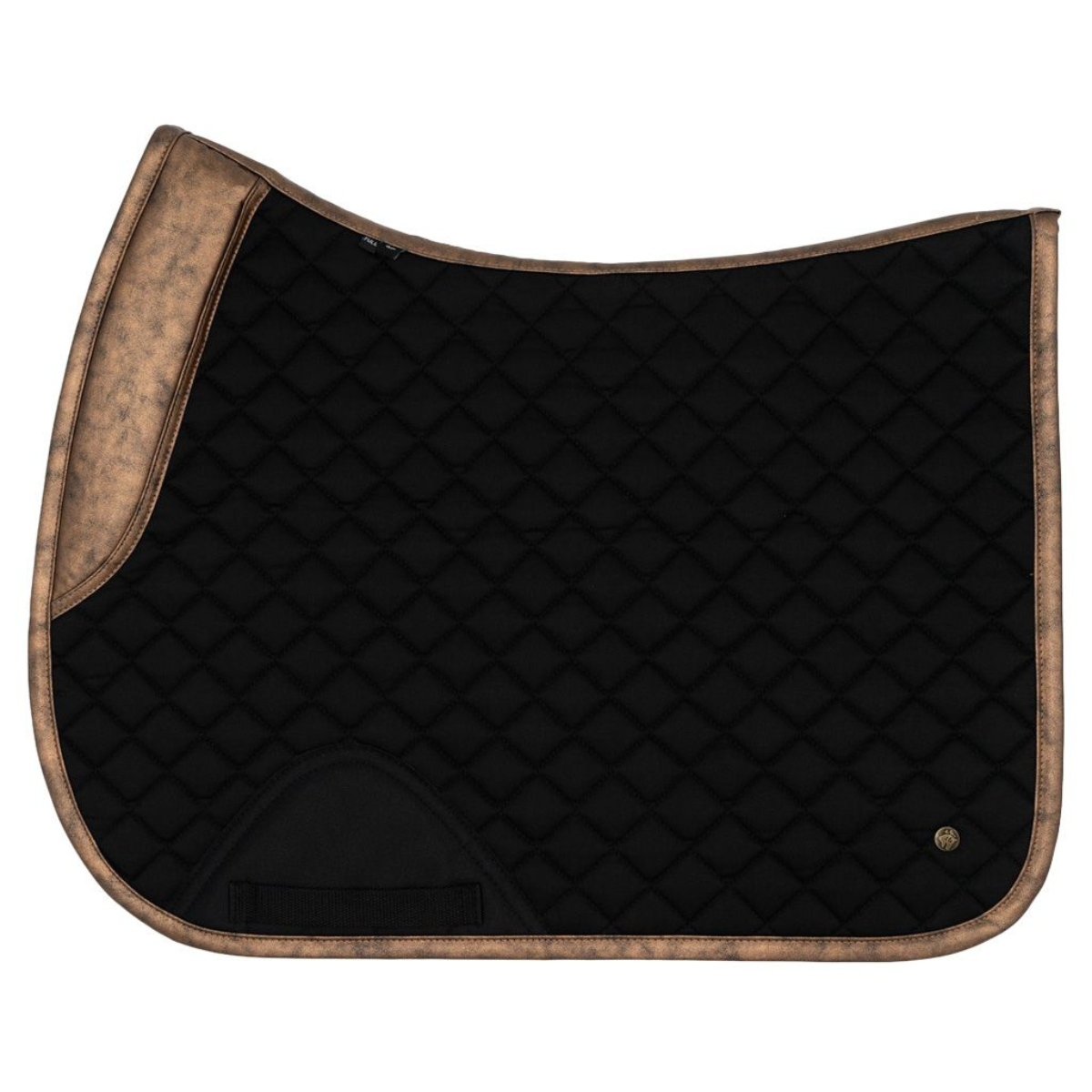 Sixteen Cypress GP Saddle Pad in Black & Gold Leaf