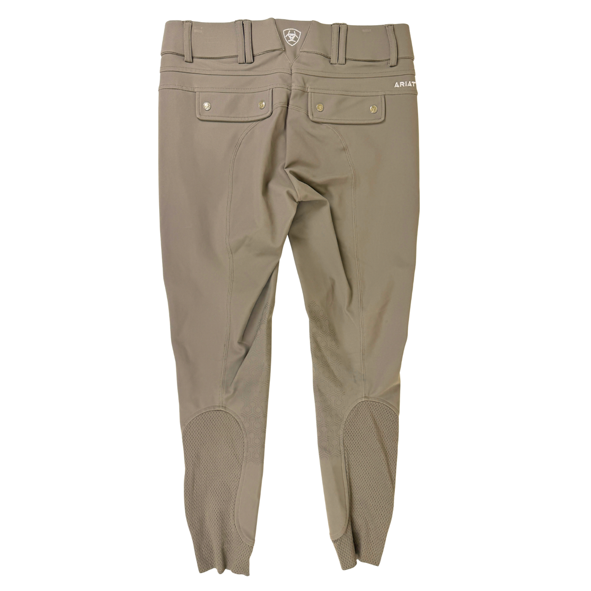 Ariat 'Tri Factor' Knee Patch Breeches in Banyan Bark