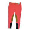 Front of Tailored Sportsman 'Trophy Hunter' Breeches in Sherbet/Tan - Women's 22R