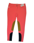 Front of Tailored Sportsman 'Trophy Hunter' Breeches in Sherbet/Tan - Women's 22R
