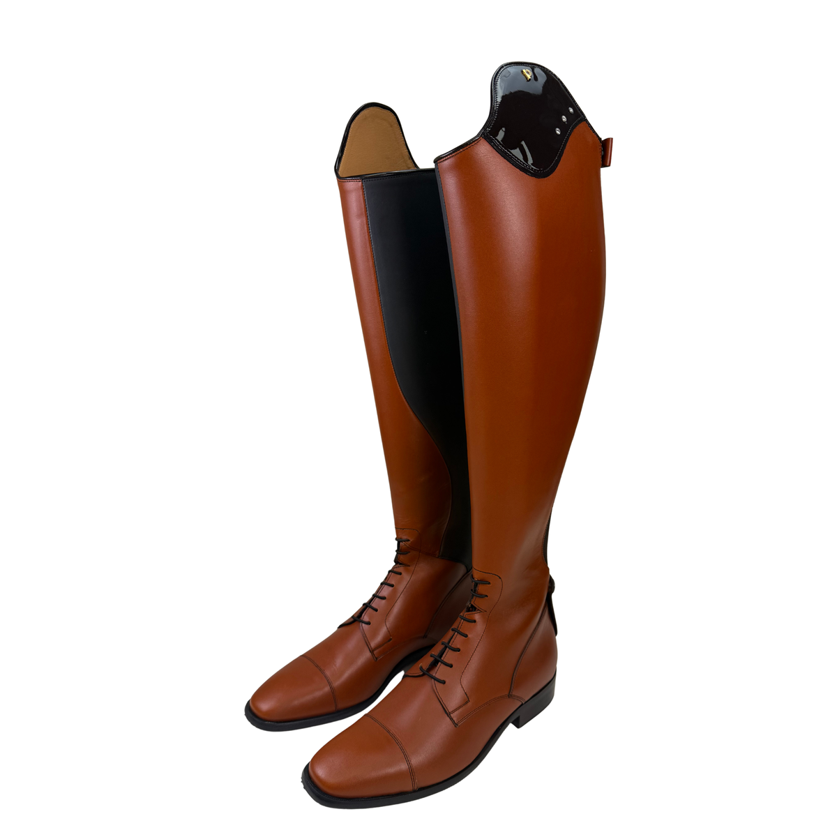 Petrie Custom Field Boots in Cognac